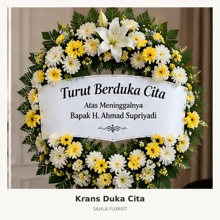 Krans Bunga Duka Purwokerto